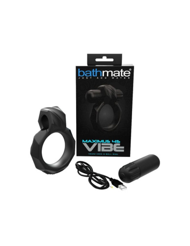 Bathmate Maximus VIBE - ерекційне кільце зі знімною віброкулею, 4.5 см (чорний) - купити в Україні | Секс шоп SEX-SHOP.ua